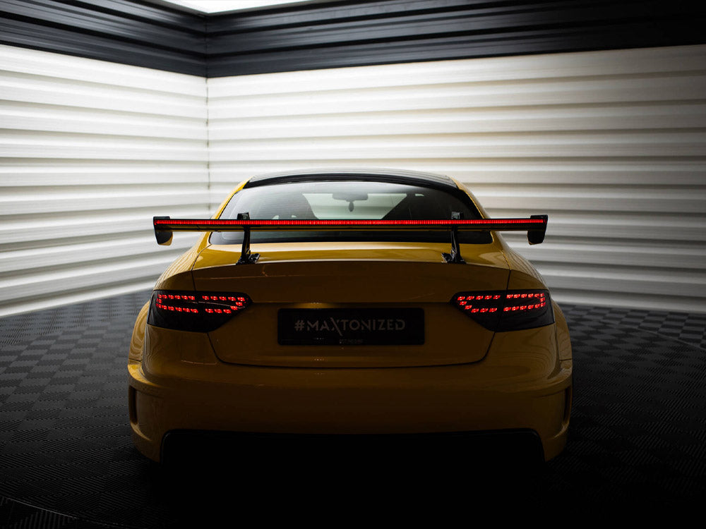 Maxton Design Carbon Spoiler With Upper Swan Mounting + LED Audi A5 Coupe 8T