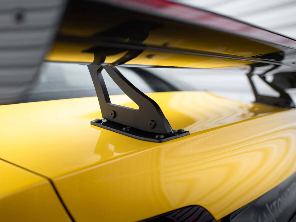 Maxton Design Carbon Spoiler With Upper Swan Mounting + LED Audi A5 Coupe 8T