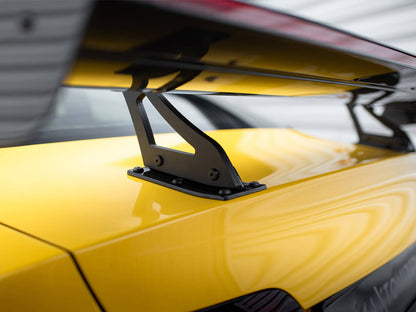 Maxton Design Carbon Spoiler With Upper Swan Mounting + LED Audi A5 Coupe 8T