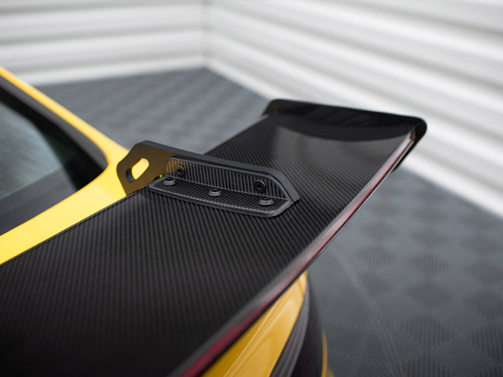 Maxton Design Carbon Spoiler With Upper Swan Mounting + LED Audi A5 Coupe 8T