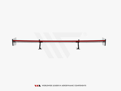 Maxton Design Carbon Spoiler With Upper Swan Mounting + LED Audi A5 Coupe 8T