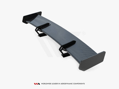 Maxton Design Carbon Spoiler With Upper Swan Mounting + LED Audi A5 Coupe 8T