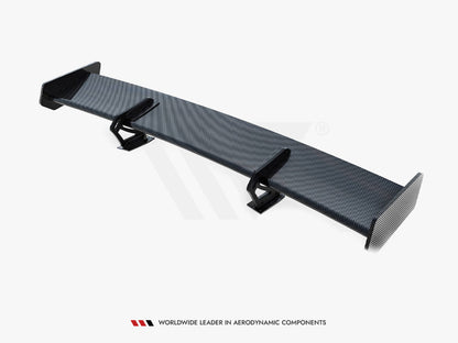 Maxton Design Carbon Spoiler With Upper Swan Mounting + LED Audi A5 Coupe 8T