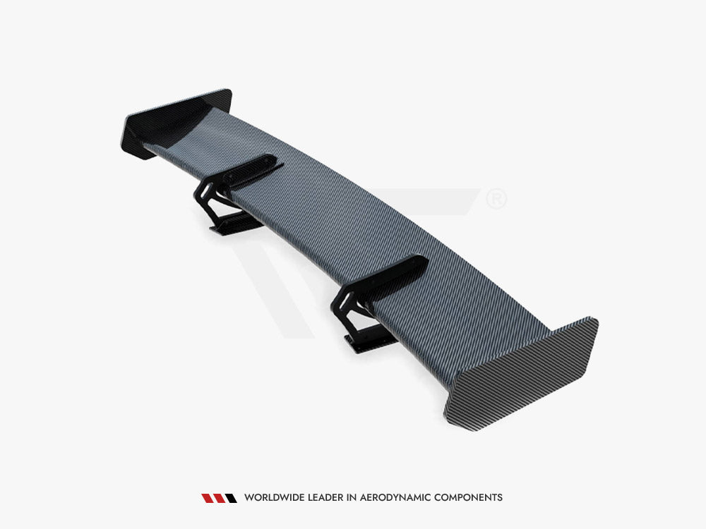 Maxton Design Carbon Spoiler With Upper Swan Mounting + LED Audi A5 Coupe 8T