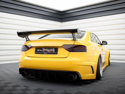 Maxton Design Carbon Spoiler With External Brackets Uprights Audi A5 Coupe 8T