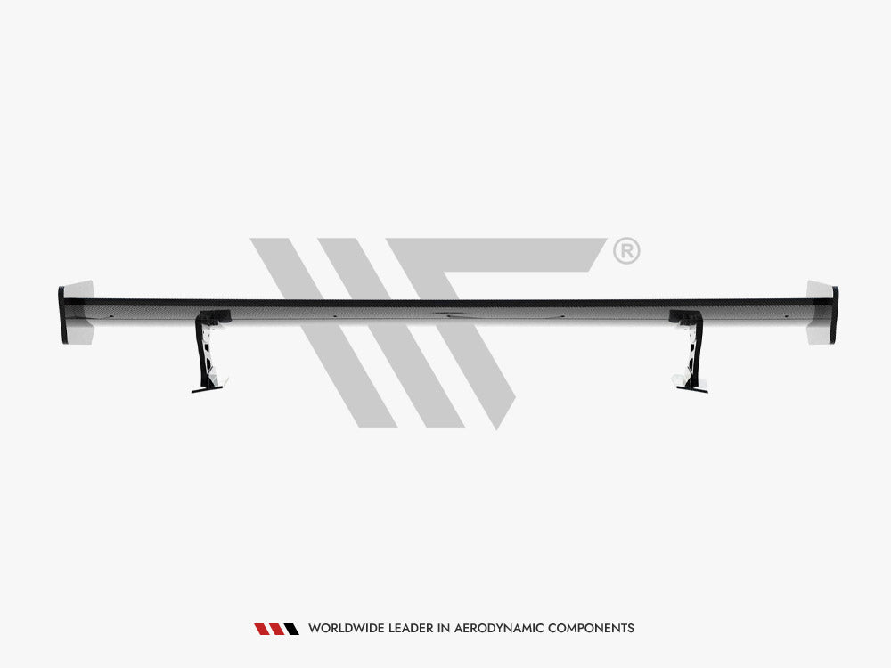 Maxton Design Carbon Spoiler With External Brackets Uprights Audi A5 Coupe 8T