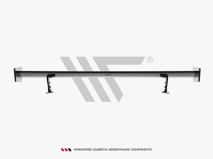 Maxton Design Carbon Spoiler With External Brackets Uprights Audi A5 Coupe 8T