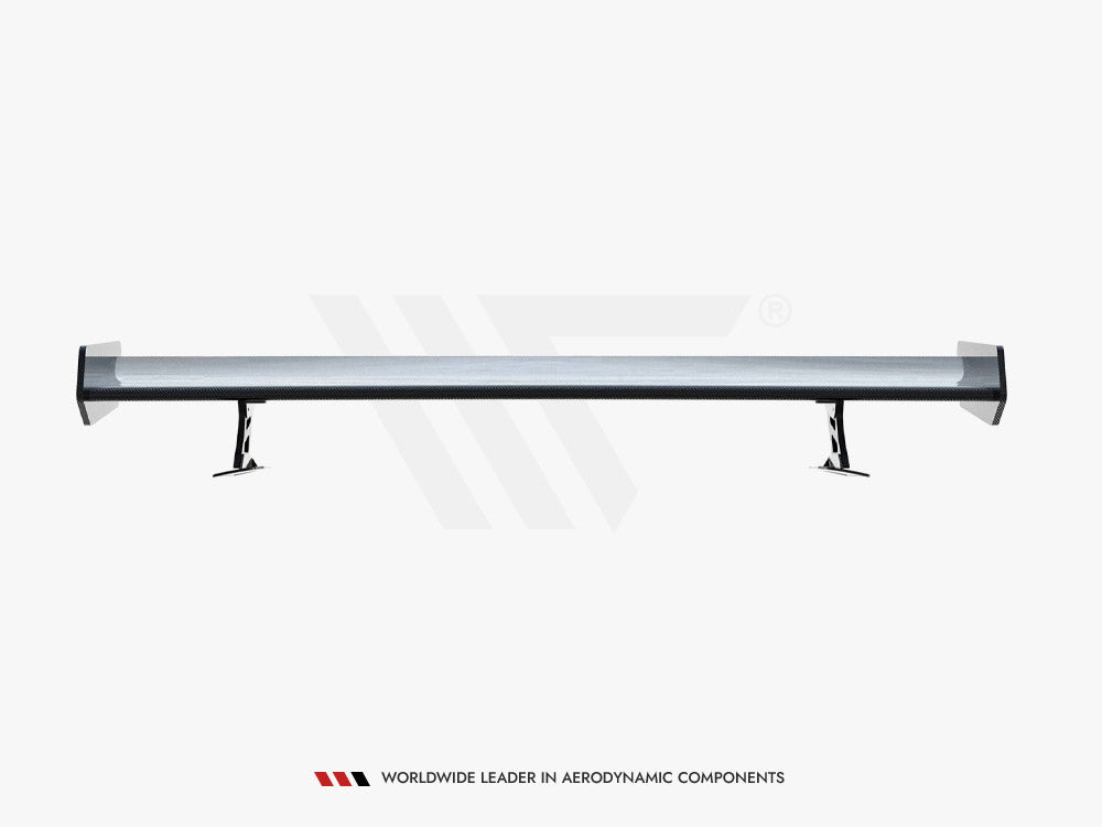 Maxton Design Carbon Spoiler With External Brackets Uprights Audi A5 Coupe 8T