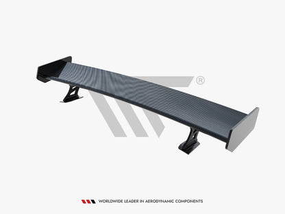 Maxton Design Carbon Spoiler With External Brackets Uprights Audi A5 Coupe 8T