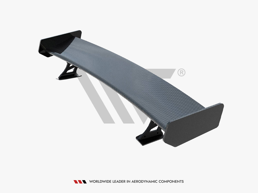 Maxton Design Carbon Spoiler With External Brackets Uprights Audi A5 Coupe 8T