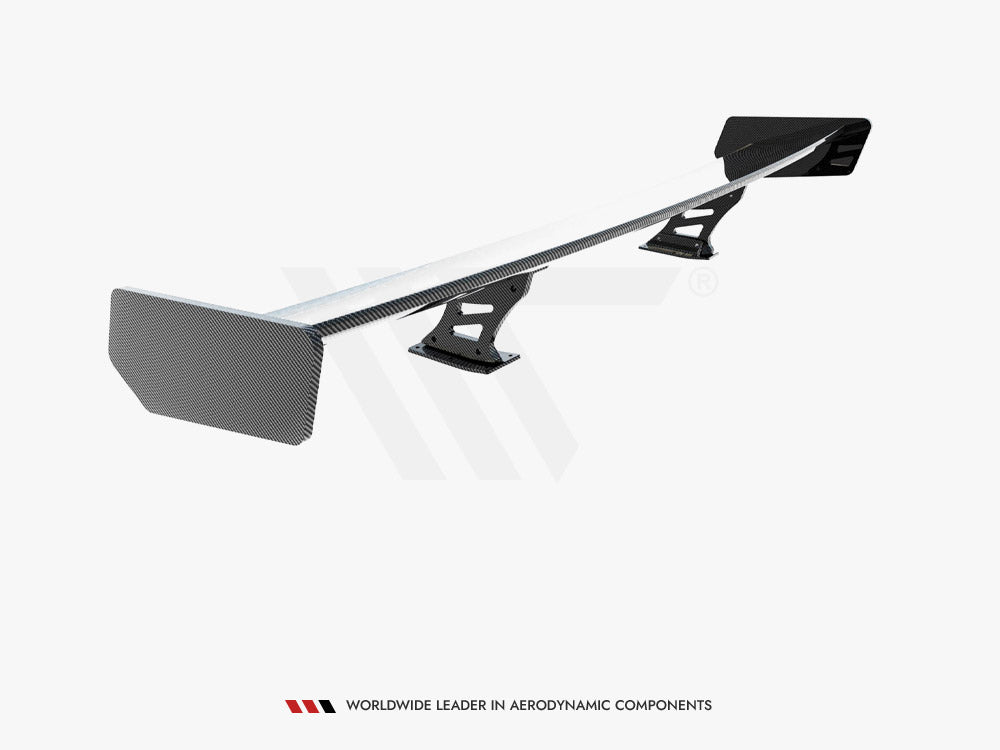 Maxton Design Carbon Spoiler With Internal Brackets Uprights Audi A5 Coupe 8T