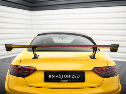 Maxton Design Carbon Spoiler With Internal Brackets Uprights + LED Audi A5 Coupe 8T
