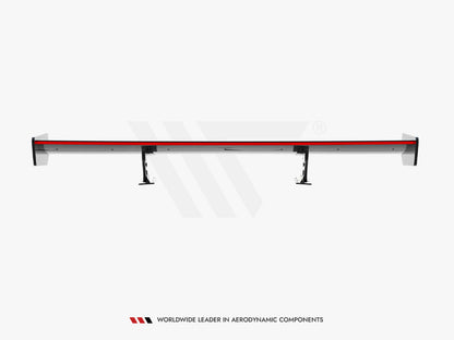 Maxton Design Carbon Spoiler With Internal Brackets Uprights + LED Audi A5 Coupe 8T