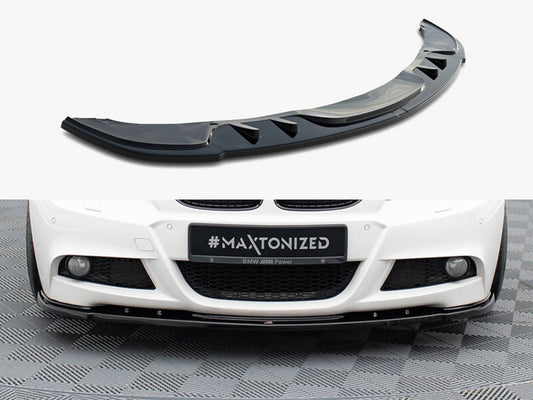 Maxton Design Front Splitter V.1 BMW 3 Sedan / Touring M-Sport E90 / E91 Facelift