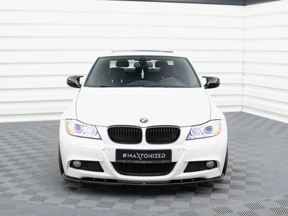 Maxton Design Front Splitter V.1 BMW 3 Sedan / Touring M-Sport E90 / E91 Facelift