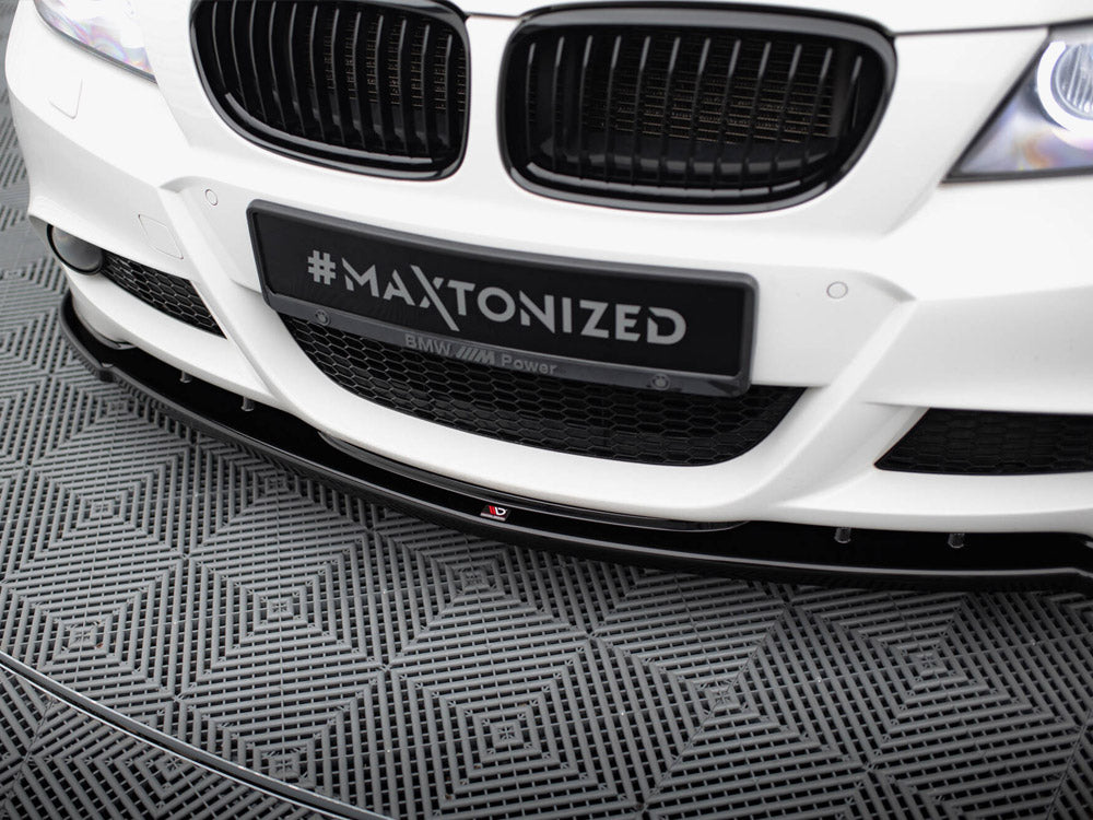 Maxton Design Front Splitter V.1 BMW 3 Sedan / Touring M-Sport E90 / E91 Facelift