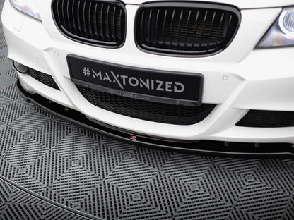 Maxton Design Front Splitter V.1 BMW 3 Sedan / Touring M-Sport E90 / E91 Facelift