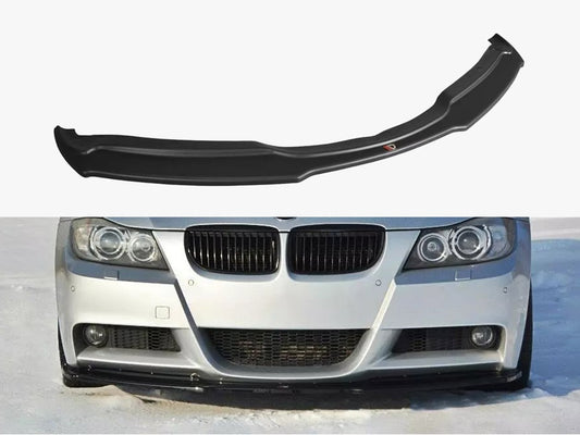 Maxton Design Front Splitter V.1 BMW 3 E90 M-Sport (2004-2008) - Carbon Look