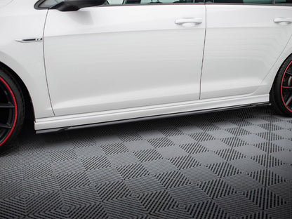 Maxton Design Side Skirts Diffusers V.4 Volkswagen Golf R / R-Line Mk7