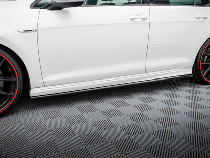 Maxton Design Side Skirts Diffusers V.3 Volkswagen Golf R / R-Line Mk7