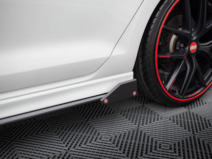 Maxton Design Side Skirts Diffusers V.3 + Flaps Volkswagen Golf R / R-Line Mk7