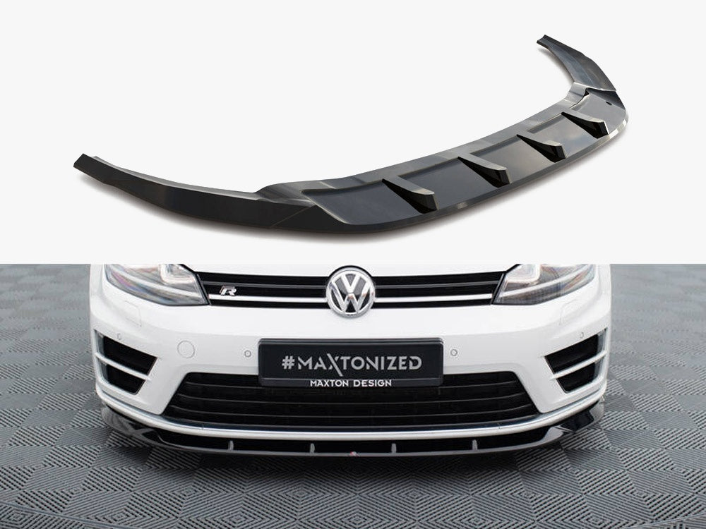 Maxton Design Front Splitter V.6 Volkswagen Golf R / R-Line Mk7
