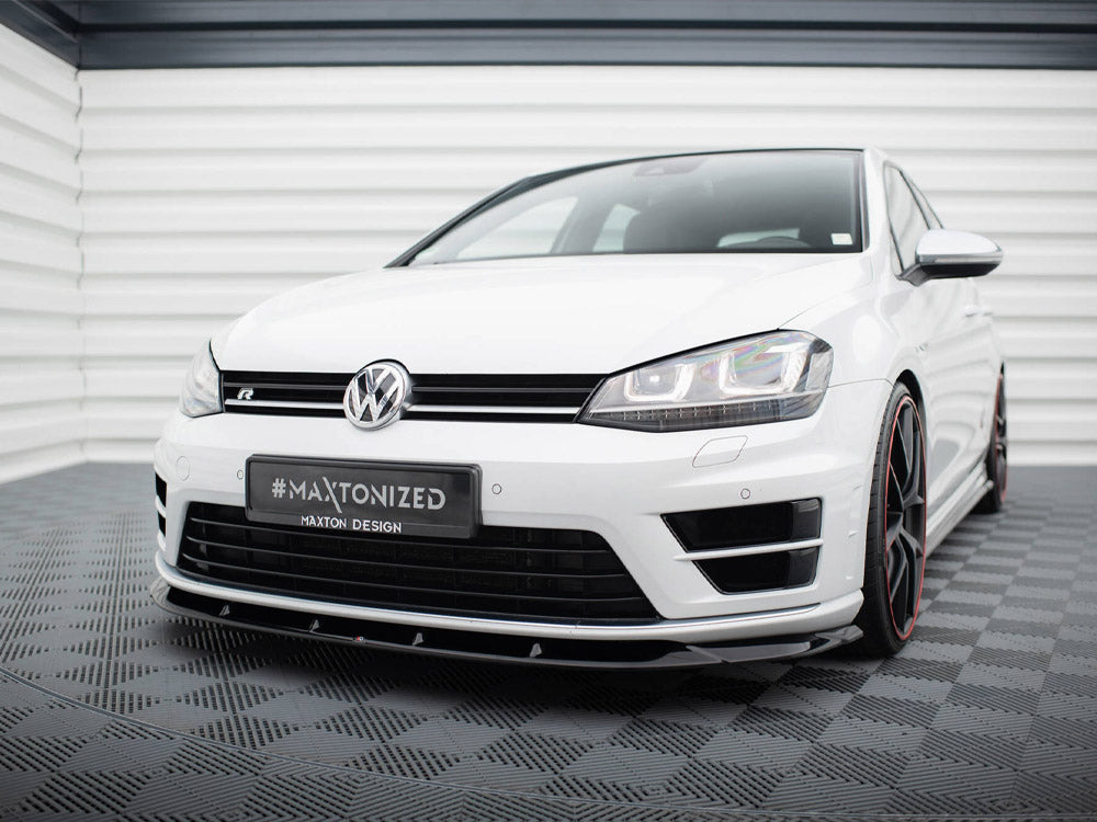 Maxton Design Front Splitter V.6 Volkswagen Golf R / R-Line Mk7