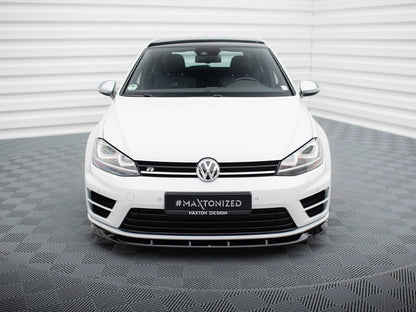 Maxton Design Front Splitter V.6 Volkswagen Golf R / R-Line Mk7