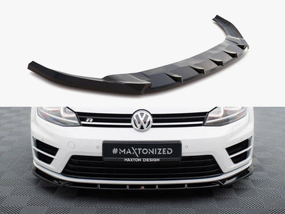 Maxton Design Front Splitter V.5 Volkswagen Golf R / R-Line Mk7