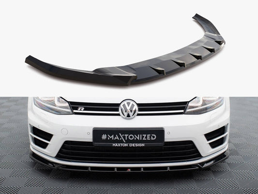 Maxton Design Front Splitter V.5 Volkswagen Golf R / R-Line Mk7