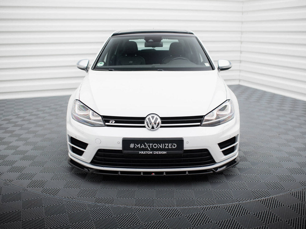 Maxton Design Front Splitter V.5 Volkswagen Golf R / R-Line Mk7