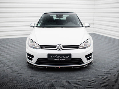 Maxton Design Front Splitter V.5 Volkswagen Golf R / R-Line Mk7