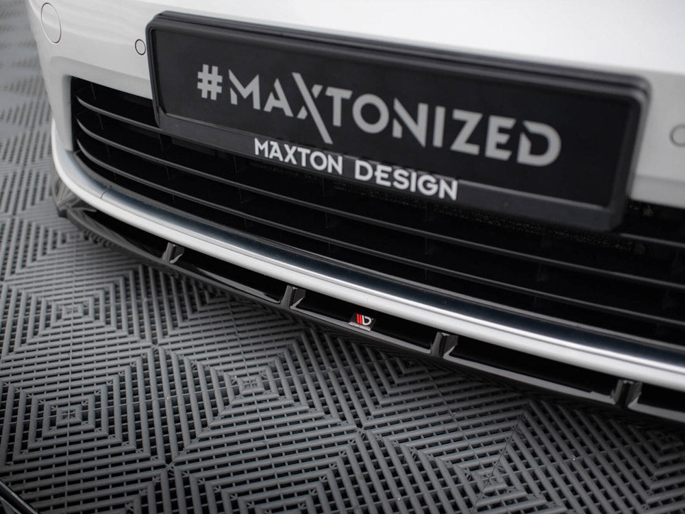 Maxton Design Front Splitter V.5 Volkswagen Golf R / R-Line Mk7