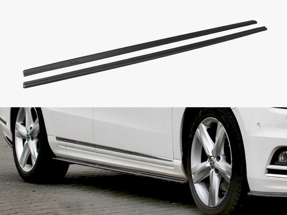 Maxton Design Side Skirts Diffusers Volkswagen Passat R-Line B7