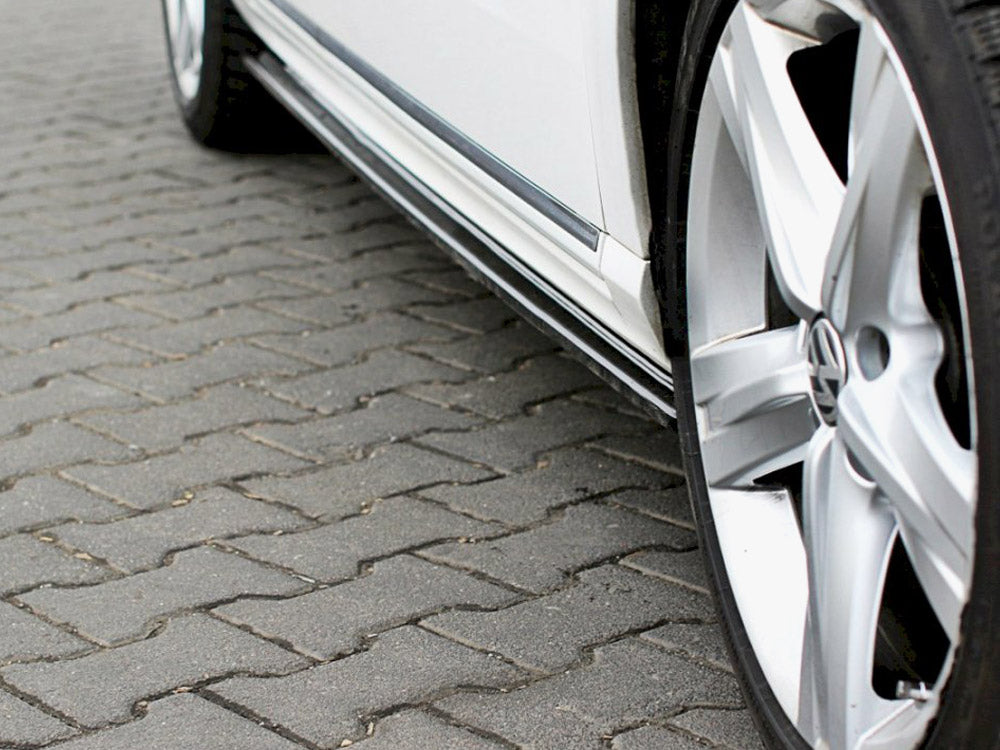 Maxton Design Side Skirts Diffusers Volkswagen Passat R-Line B7