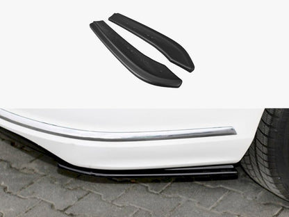 Maxton Design Rear Side Splitters Volkswagen Passat R-Line B7 Variant - Carbon Look