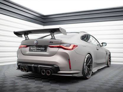Maxton Design Carbon Spoiler With Internal Brackets Uprights BMW M4 G82 / G82 Facelift / M440i / 4 M-Pack G22 / G22 Facelift