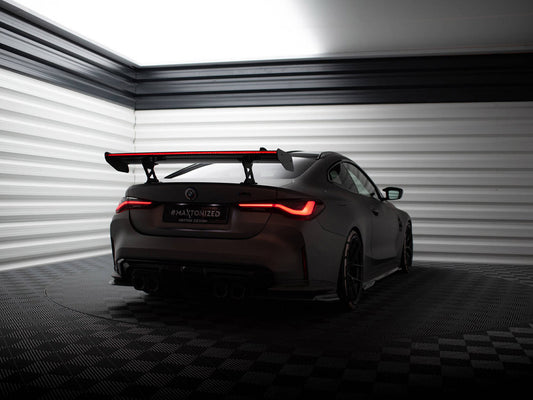 Maxton Design Carbon Spoiler With Internal Brackets Uprights + LED BMW M4 G82 / G82 Facelift / M440i / 4 M-Pack G22 / G22 Facelift