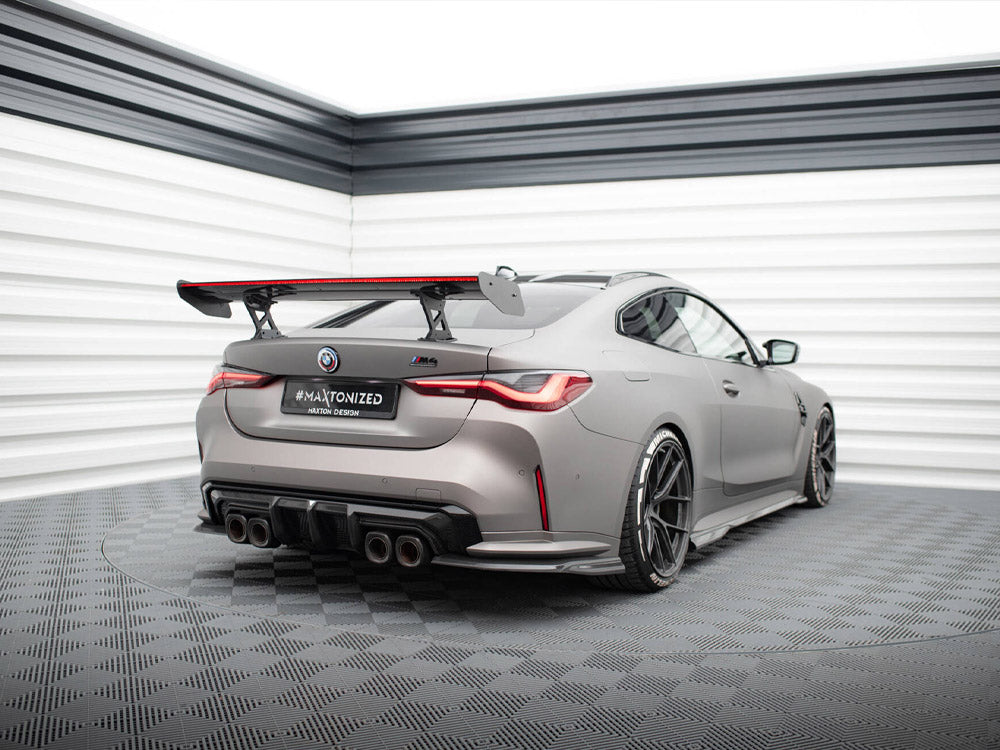 Maxton Design Carbon Spoiler With Internal Brackets Uprights + LED BMW M4 G82 / G82 Facelift / M440i / 4 M-Pack G22 / G22 Facelift