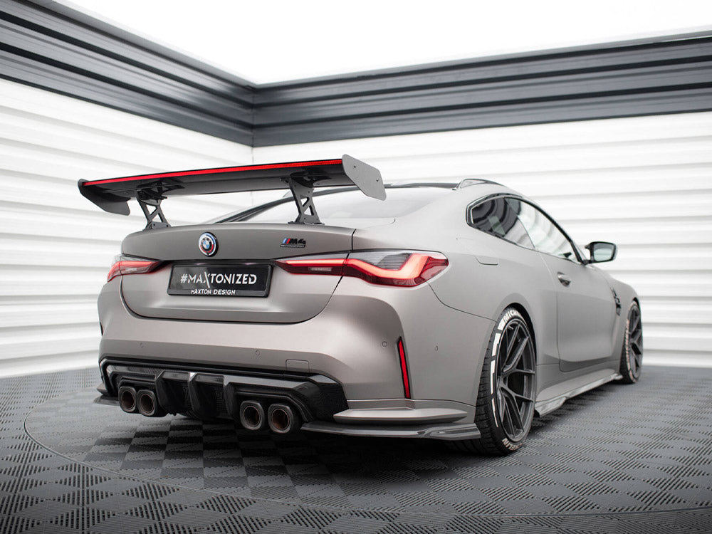 Maxton Design Carbon Spoiler With Internal Brackets Uprights + LED BMW M4 G82 / G82 Facelift / M440i / 4 M-Pack G22 / G22 Facelift