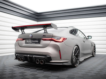 Maxton Design Carbon Spoiler With Internal Brackets Uprights + LED BMW M4 G82 / G82 Facelift / M440i / 4 M-Pack G22 / G22 Facelift