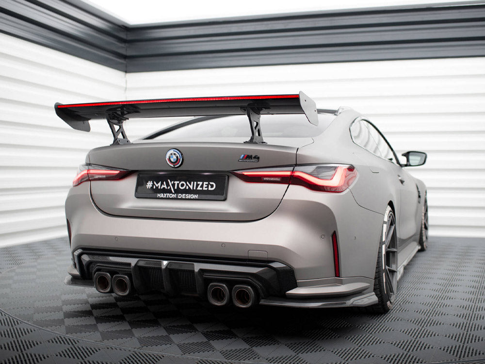 Maxton Design Carbon Spoiler With Internal Brackets Uprights + LED BMW M4 G82 / G82 Facelift / M440i / 4 M-Pack G22 / G22 Facelift