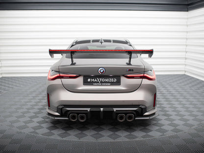Maxton Design Carbon Spoiler With Internal Brackets Uprights + LED BMW M4 G82 / G82 Facelift / M440i / 4 M-Pack G22 / G22 Facelift