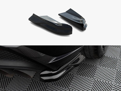 Maxton Design Rear Side Splitters Porsche Macan GTS Mk1 Facelift 2