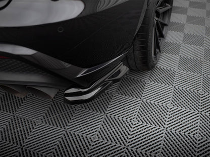 Maxton Design Rear Side Splitters Porsche Macan GTS Mk1 Facelift 2