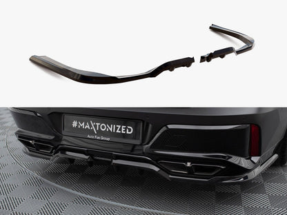 Maxton Design Central Rear Splitter (Vertical Bars) BMW M760e G70