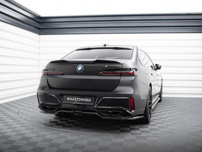 Maxton Design Central Rear Splitter (Vertical Bars) BMW M760e G70