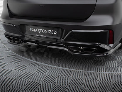 Maxton Design Central Rear Splitter (Vertical Bars) BMW M760e G70