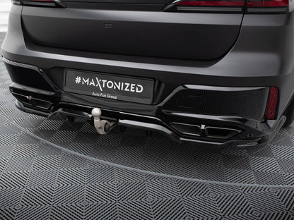 Maxton Design Central Rear Splitter (Vertical Bars) BMW M760e G70