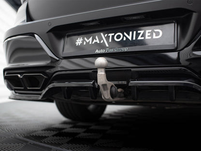 Maxton Design Central Rear Splitter (Vertical Bars) BMW M760e G70